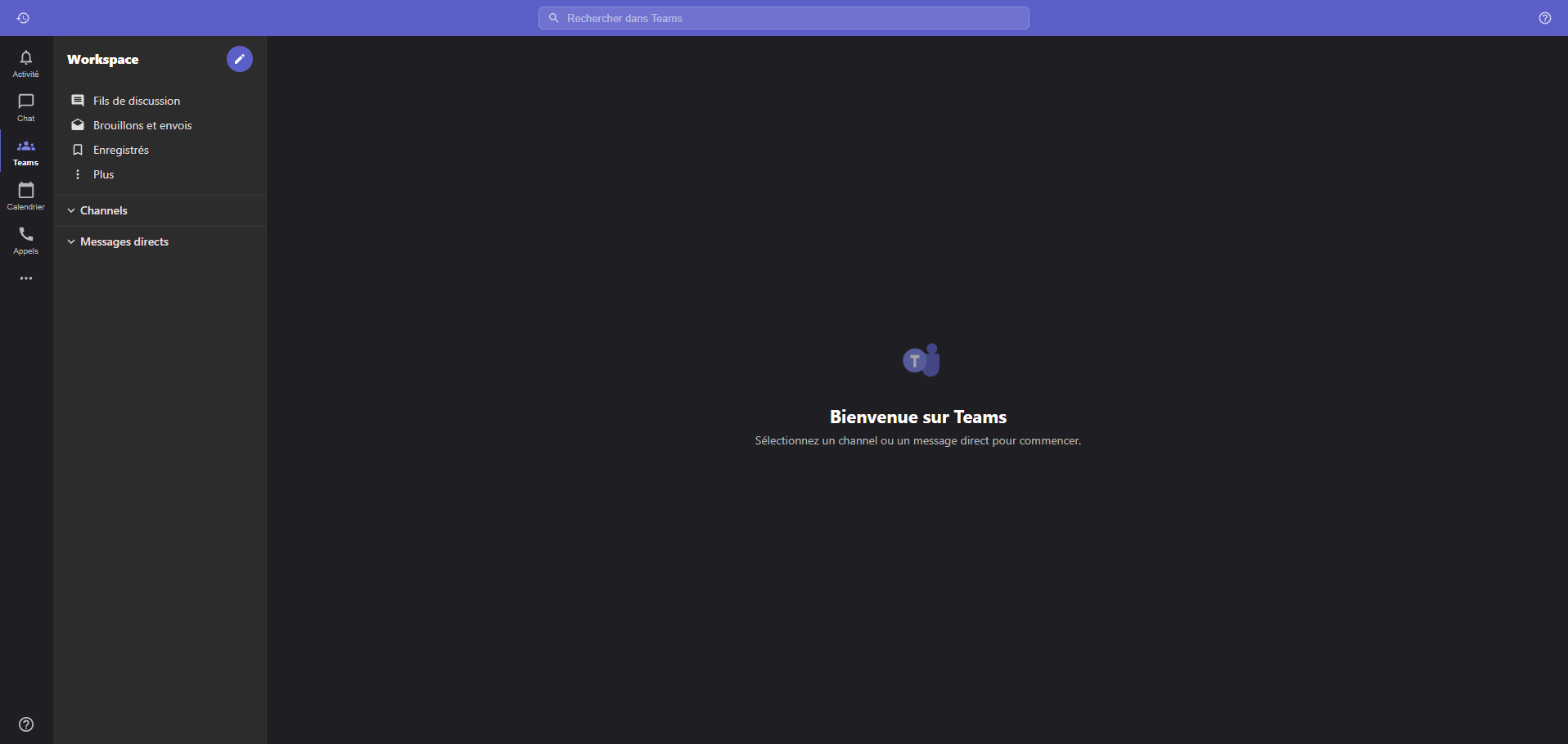 Interface Microsoft Teams simulée dans CyberEnquêtes